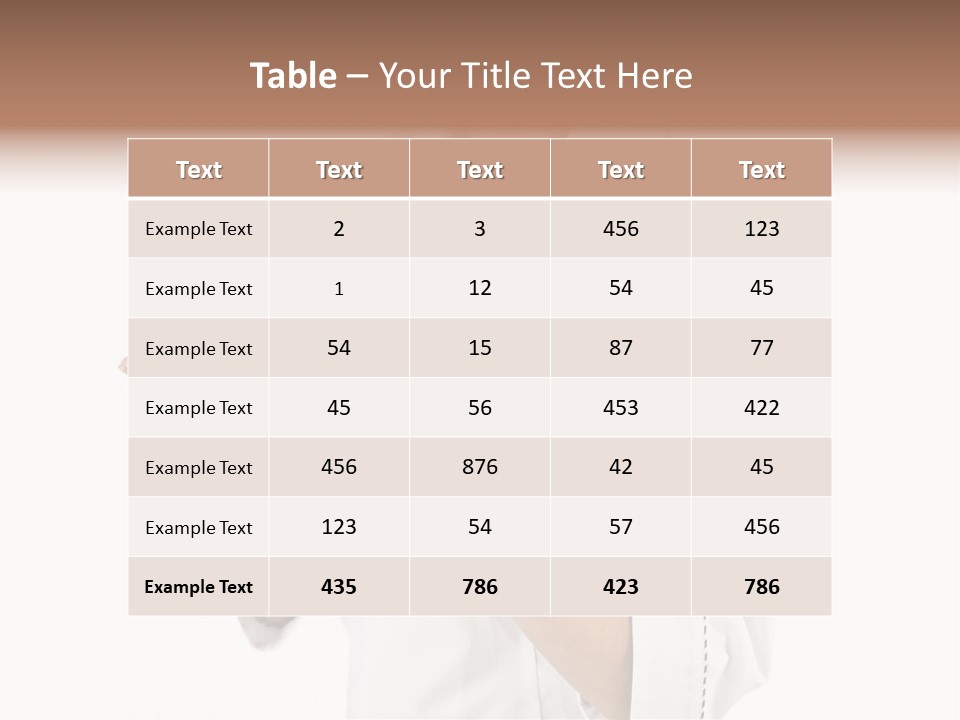 Copy Pace Confident Away PowerPoint Template