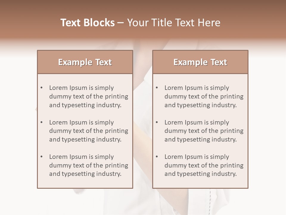 Copy Pace Confident Away PowerPoint Template