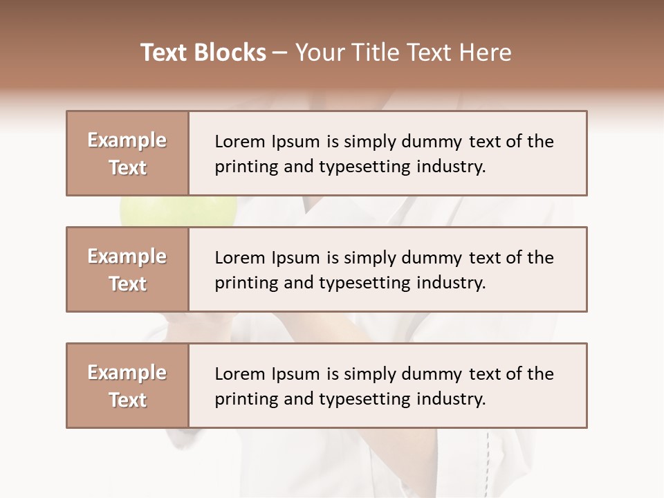 Copy Pace Confident Away PowerPoint Template