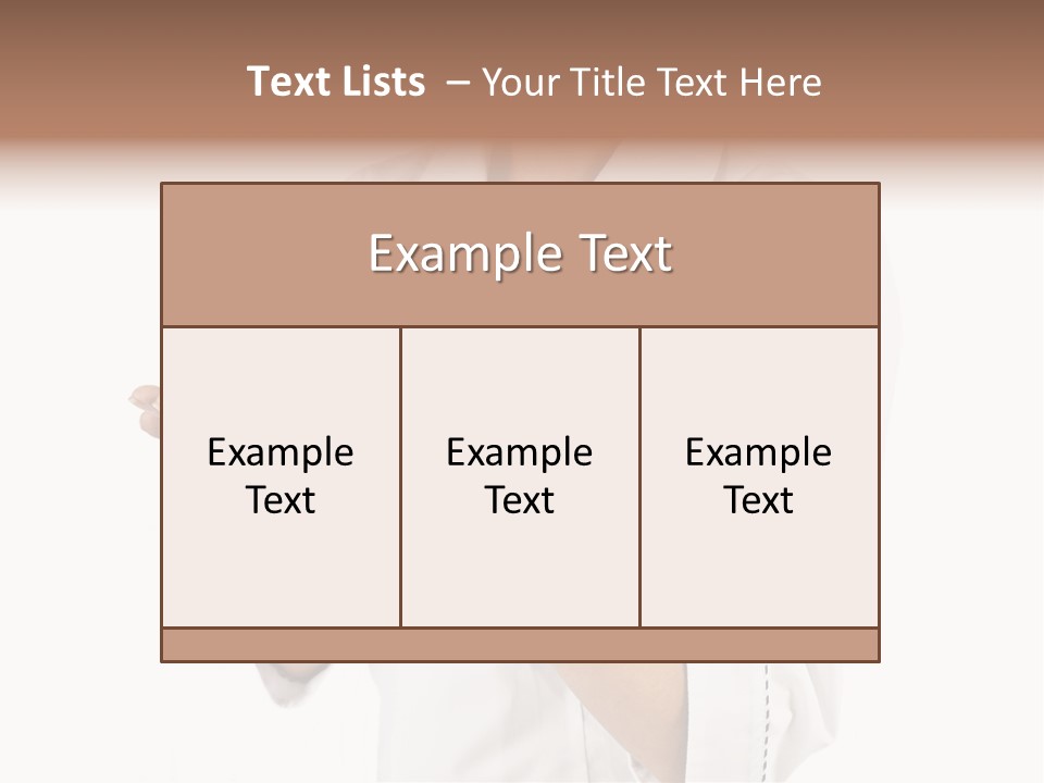 Copy Pace Confident Away PowerPoint Template