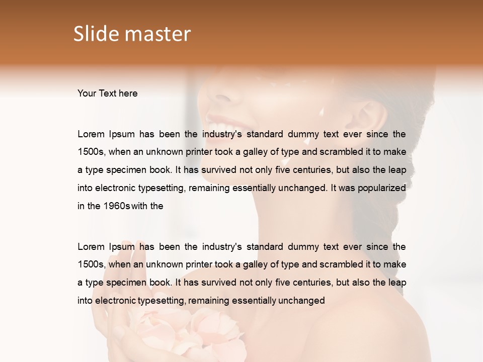 Spa Flower Perfect PowerPoint Template