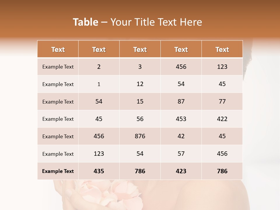 Spa Flower Perfect PowerPoint Template