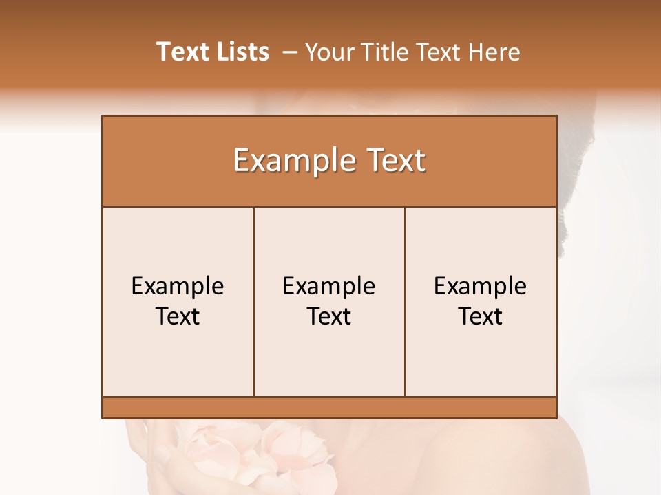Spa Flower Perfect PowerPoint Template