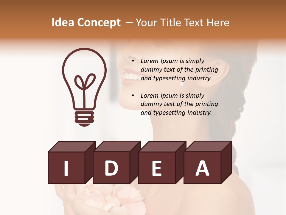 Spa Flower Perfect PowerPoint Template