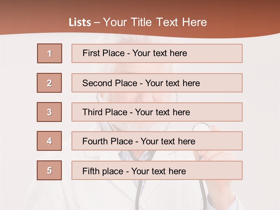Medicine Natural Caucasian PowerPoint Template