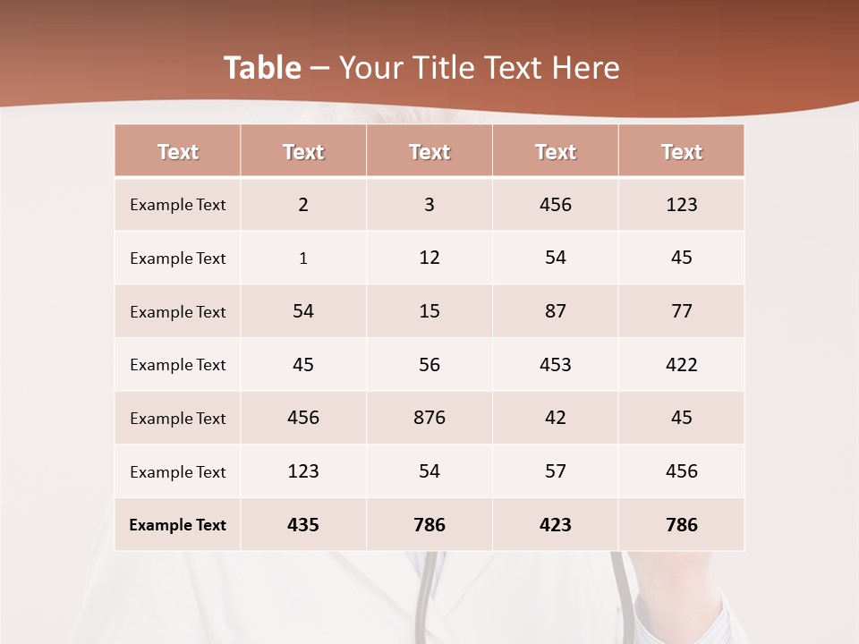 Medicine Natural Caucasian PowerPoint Template