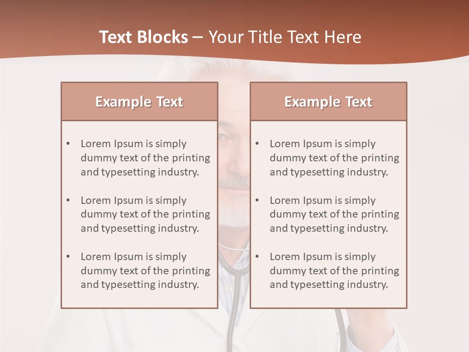 Medicine Natural Caucasian PowerPoint Template