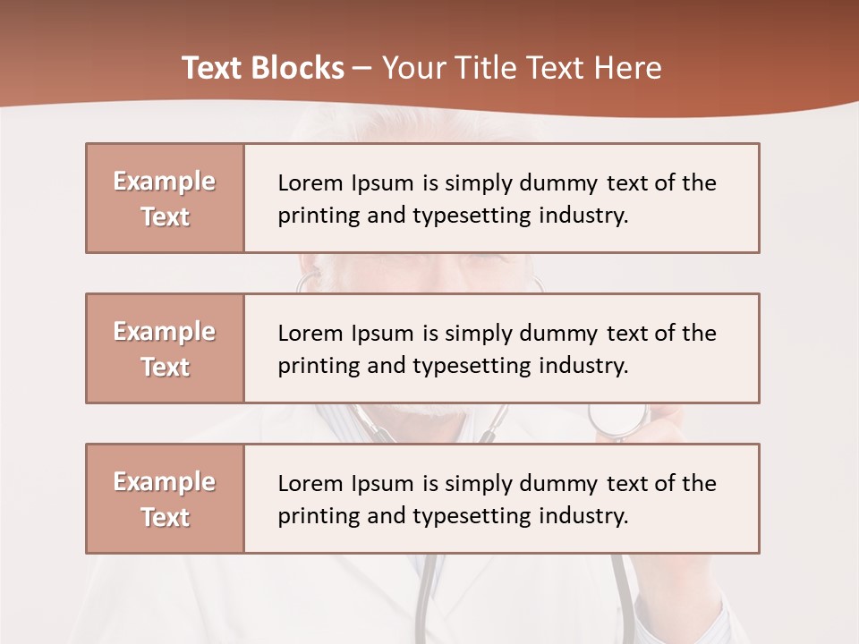 Medicine Natural Caucasian PowerPoint Template