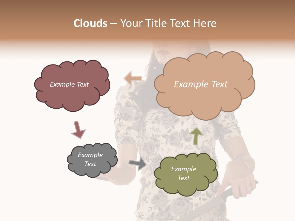 Manicure Cutting Nails PowerPoint Template