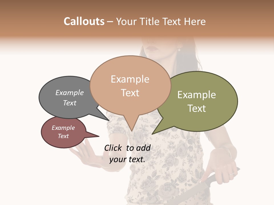 Manicure Cutting Nails PowerPoint Template