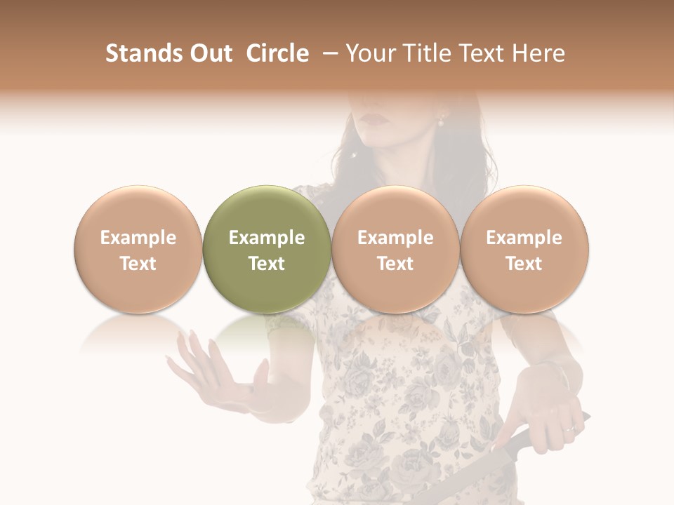 Manicure Cutting Nails PowerPoint Template