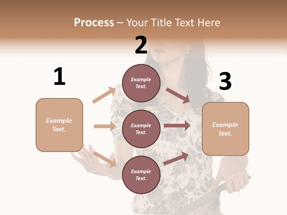 Manicure Cutting Nails PowerPoint Template