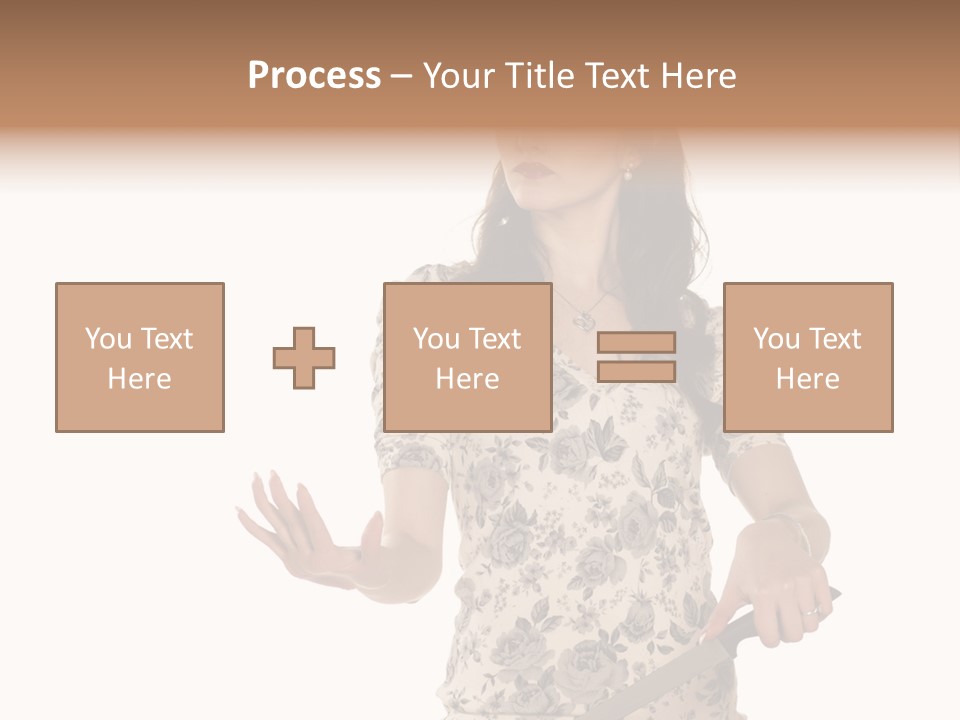 Manicure Cutting Nails PowerPoint Template