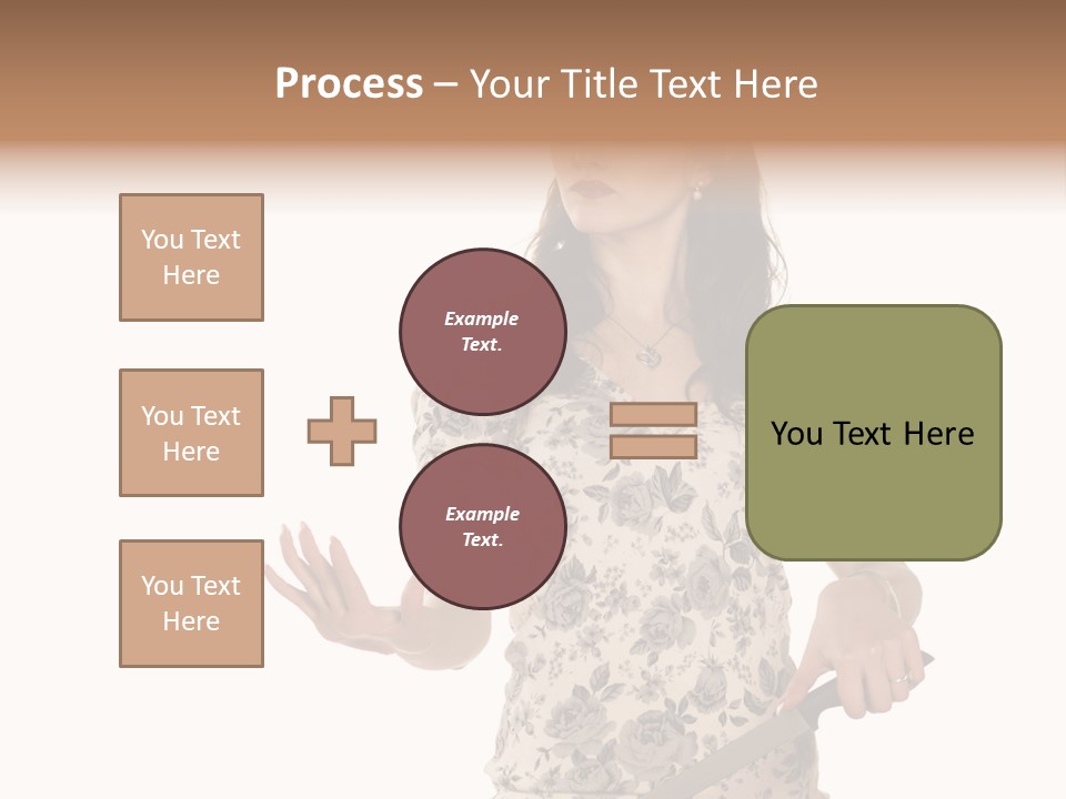 Manicure Cutting Nails PowerPoint Template