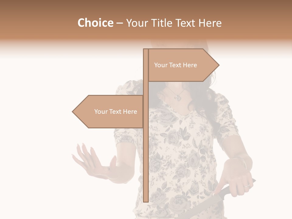 Manicure Cutting Nails PowerPoint Template