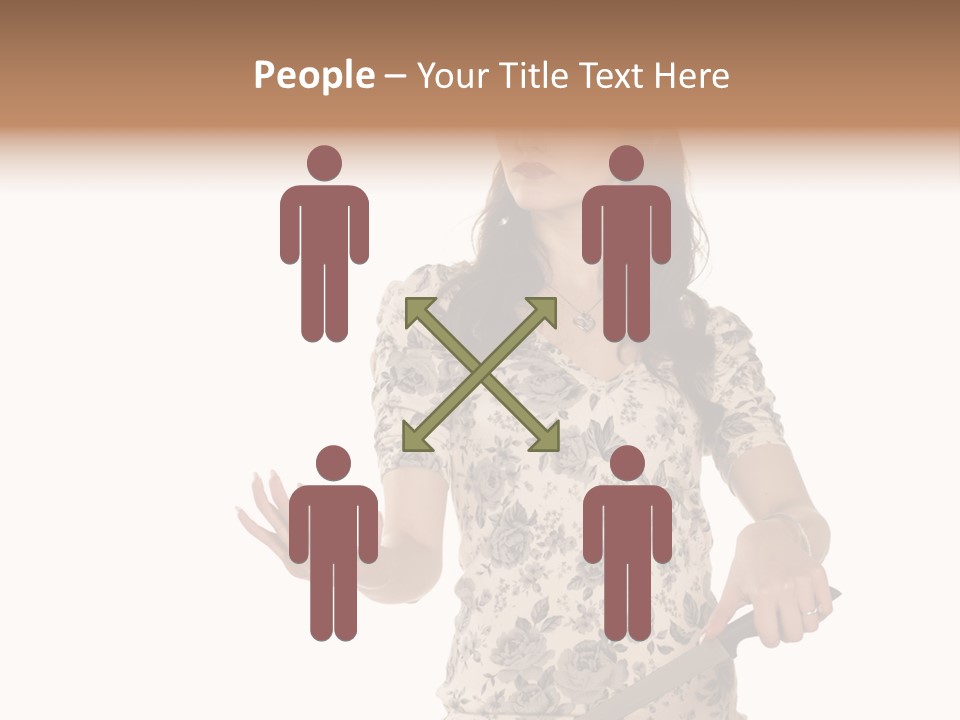 Manicure Cutting Nails PowerPoint Template