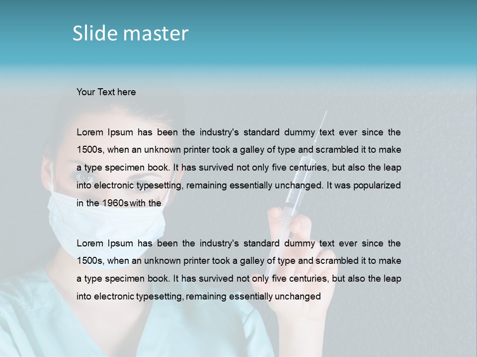 Prick Protective Lifting PowerPoint Template
