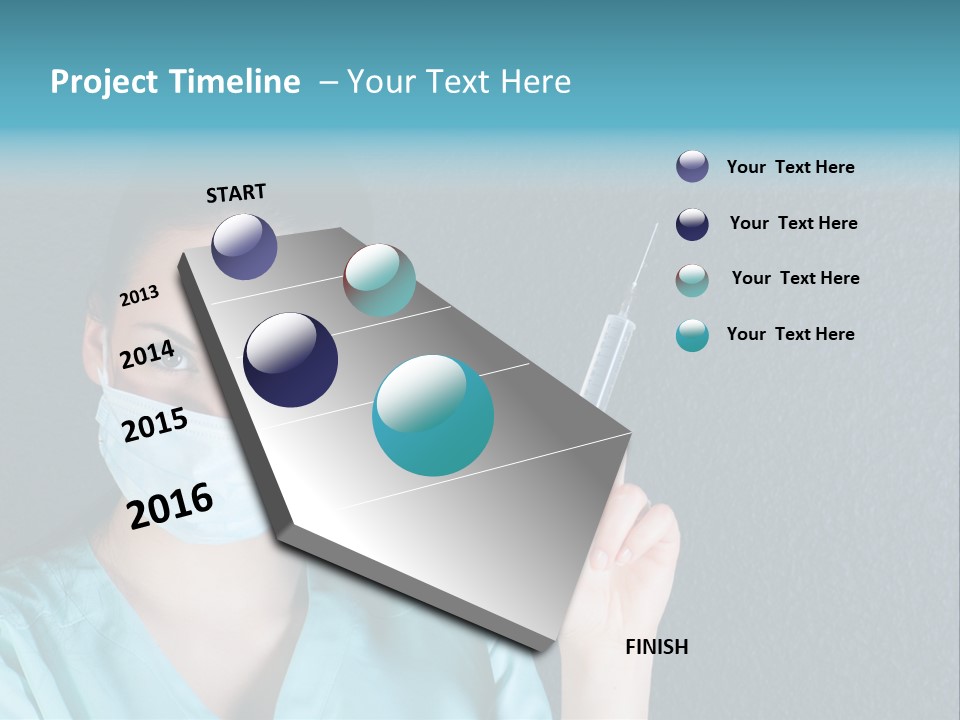 Prick Protective Lifting PowerPoint Template