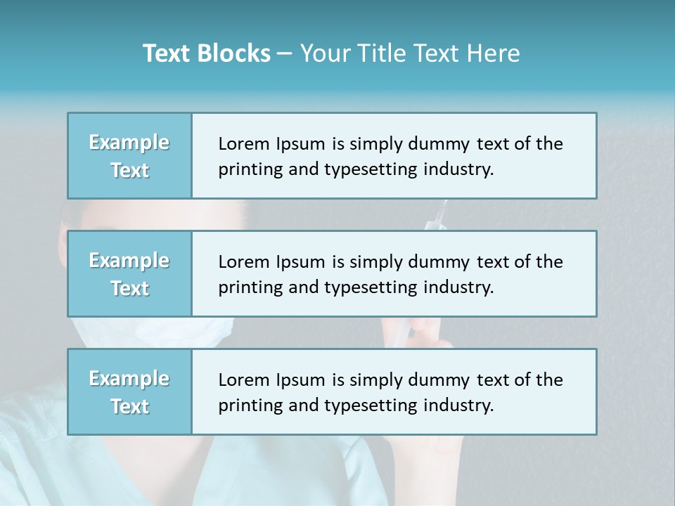 Prick Protective Lifting PowerPoint Template