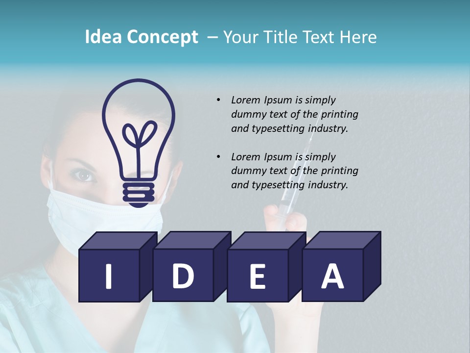 Prick Protective Lifting PowerPoint Template