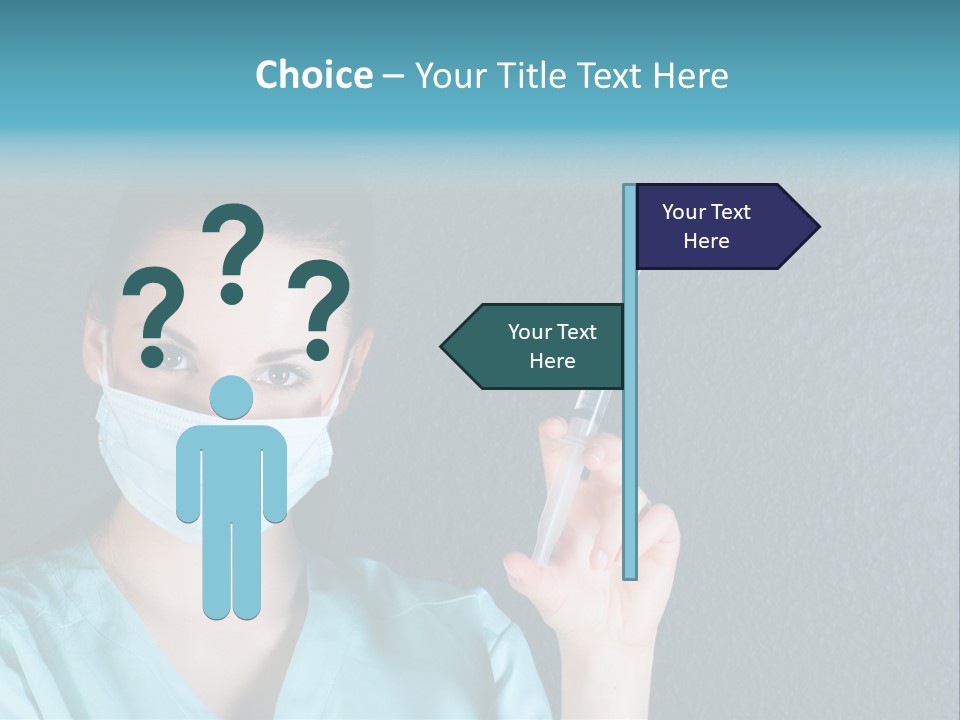 Prick Protective Lifting PowerPoint Template