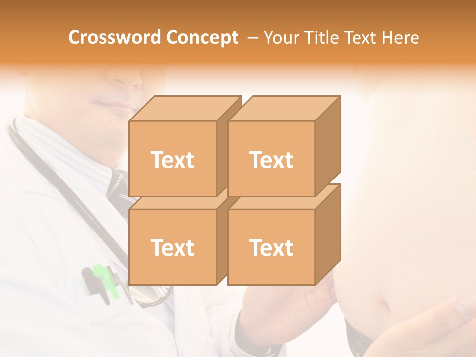 Unhealthy Uniform Distress PowerPoint Template