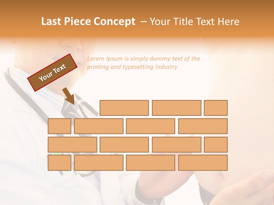 Unhealthy Uniform Distress PowerPoint Template