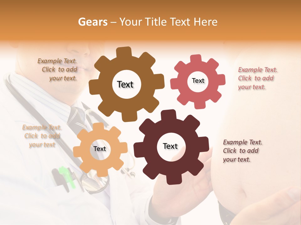 Unhealthy Uniform Distress PowerPoint Template