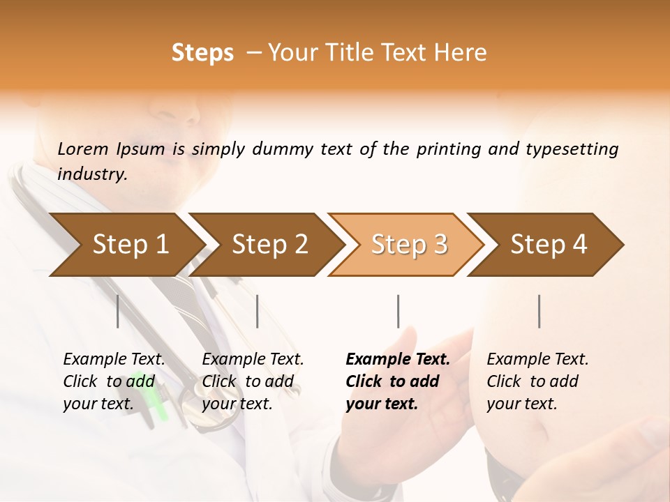 Unhealthy Uniform Distress PowerPoint Template