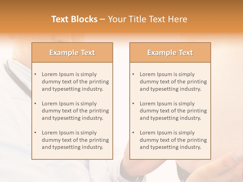 Unhealthy Uniform Distress PowerPoint Template