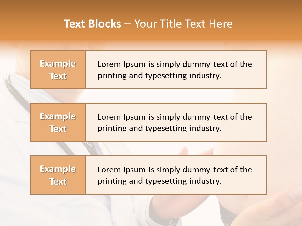 Unhealthy Uniform Distress PowerPoint Template