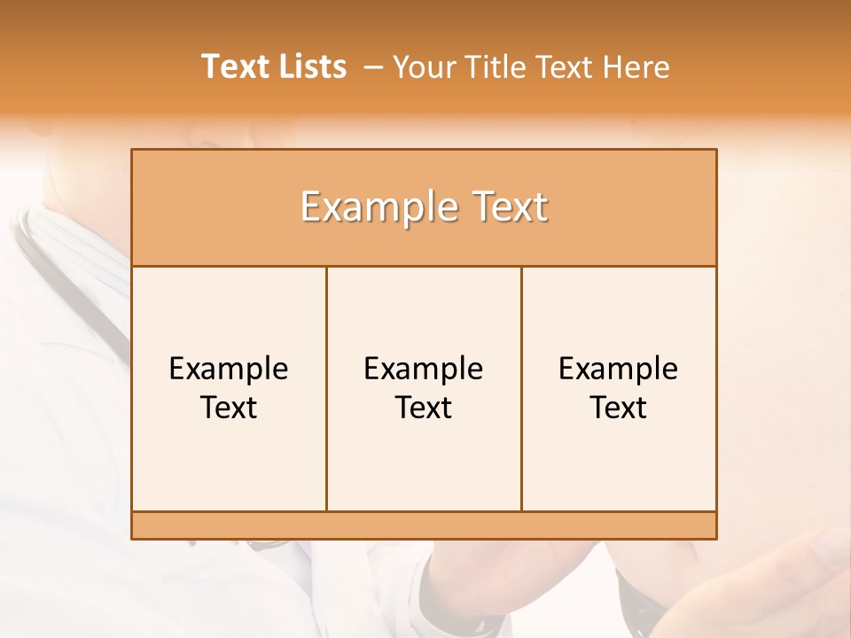 Unhealthy Uniform Distress PowerPoint Template
