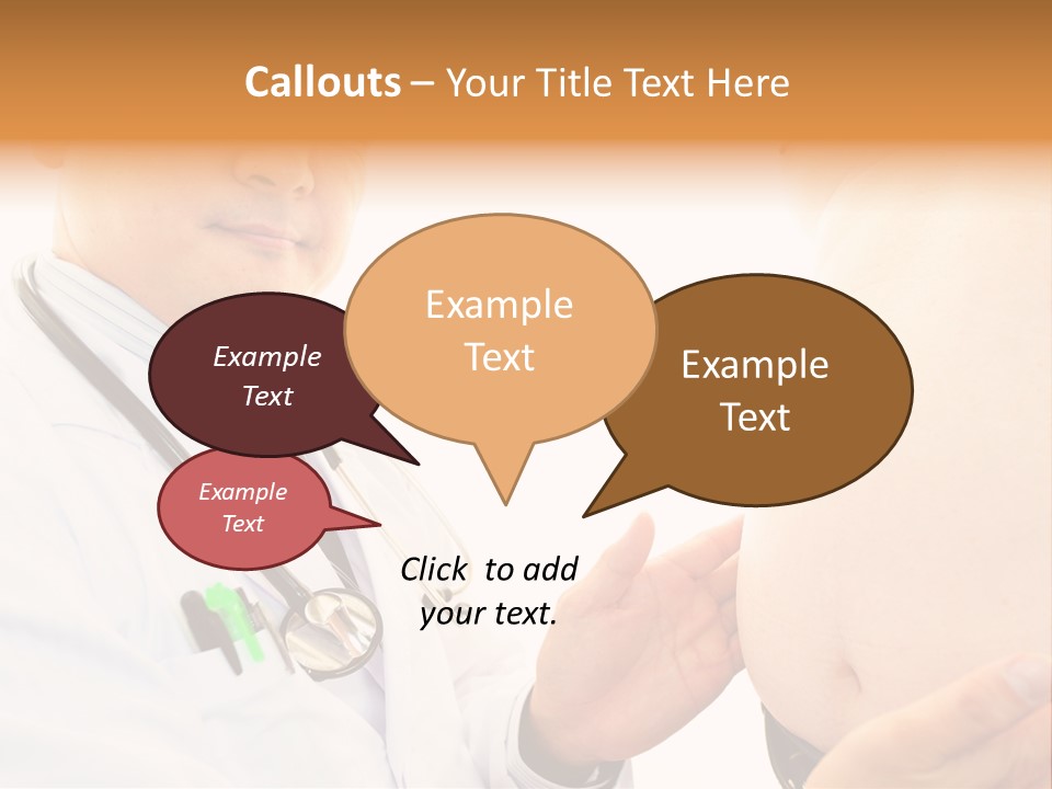 Unhealthy Uniform Distress PowerPoint Template