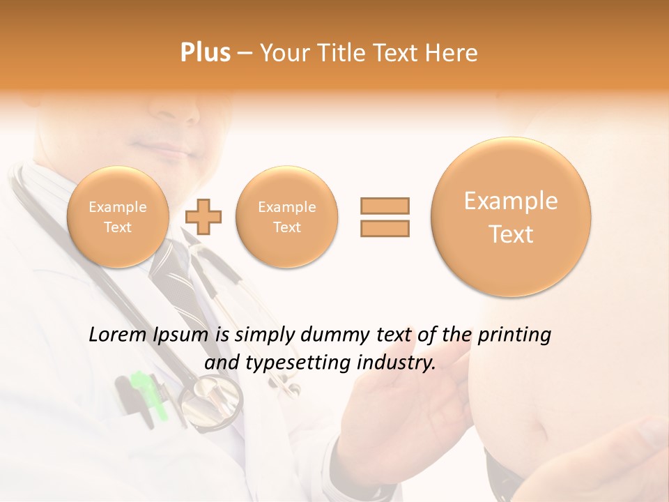 Unhealthy Uniform Distress PowerPoint Template