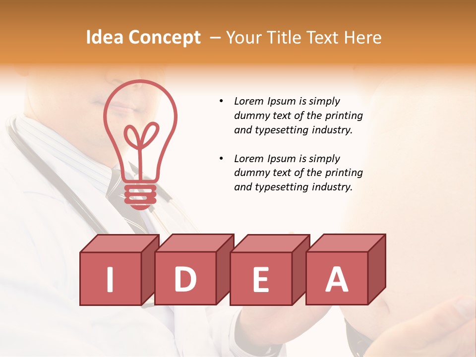 Unhealthy Uniform Distress PowerPoint Template