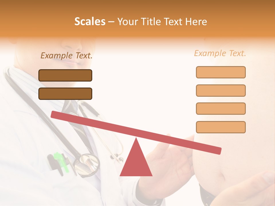 Unhealthy Uniform Distress PowerPoint Template