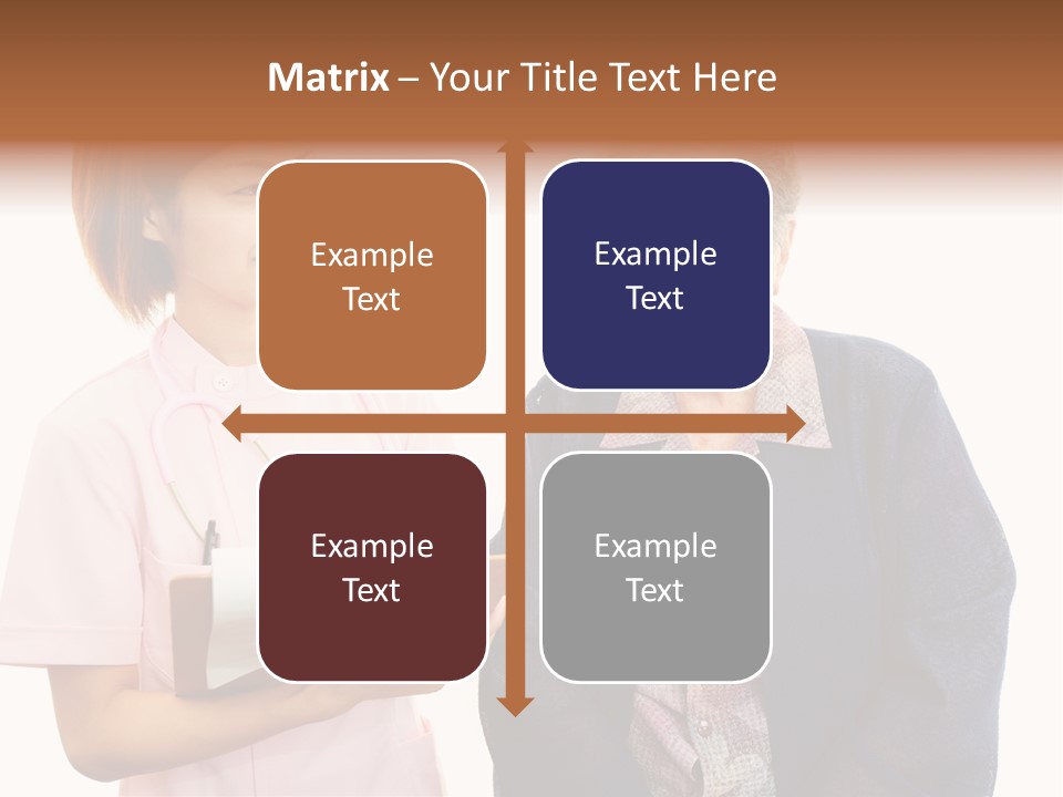 Model Senior Caregiver PowerPoint Template