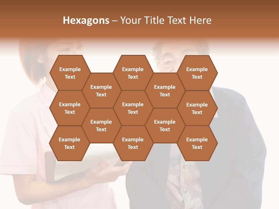 Model Senior Caregiver PowerPoint Template