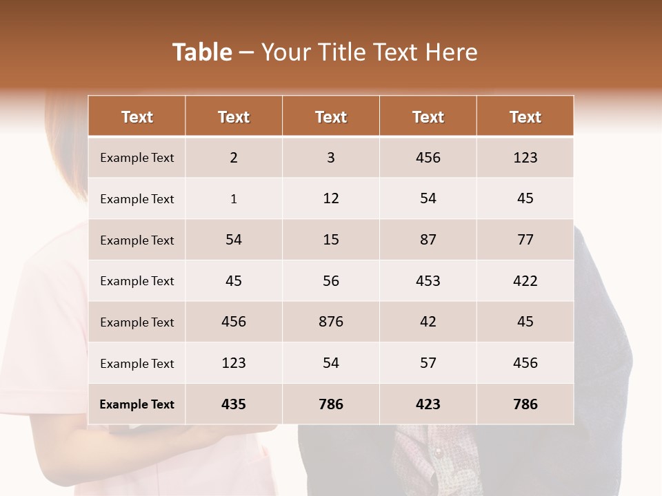 Model Senior Caregiver PowerPoint Template
