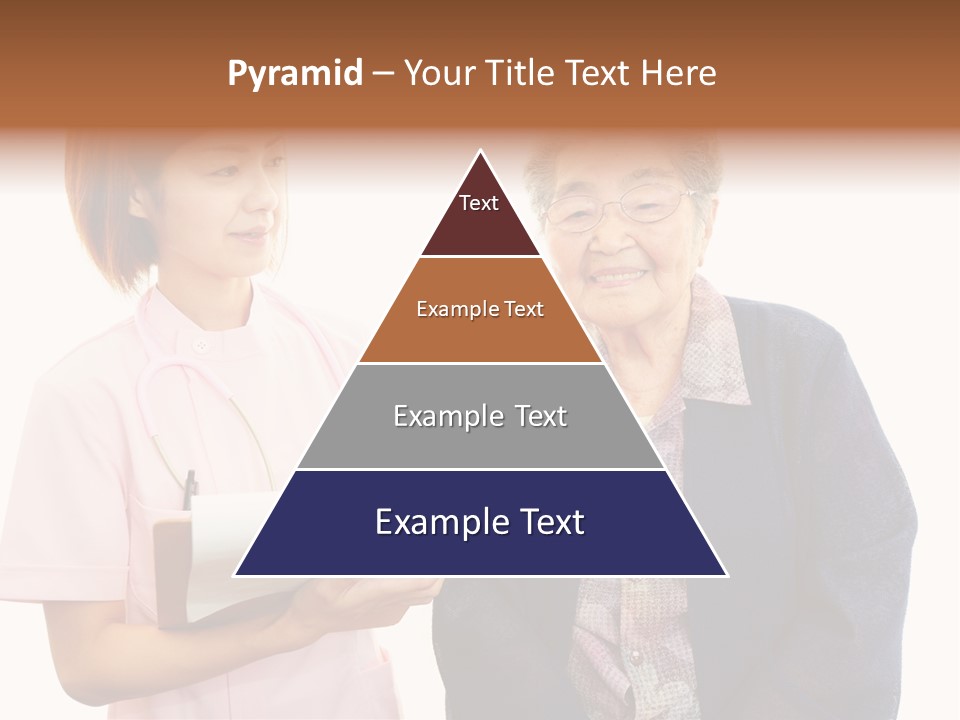 Model Senior Caregiver PowerPoint Template