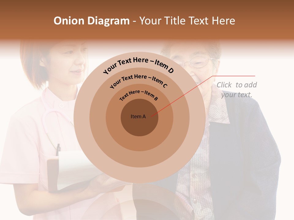 Model Senior Caregiver PowerPoint Template