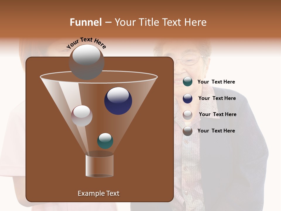 Model Senior Caregiver PowerPoint Template
