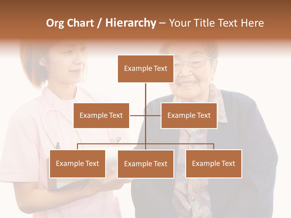 Model Senior Caregiver PowerPoint Template