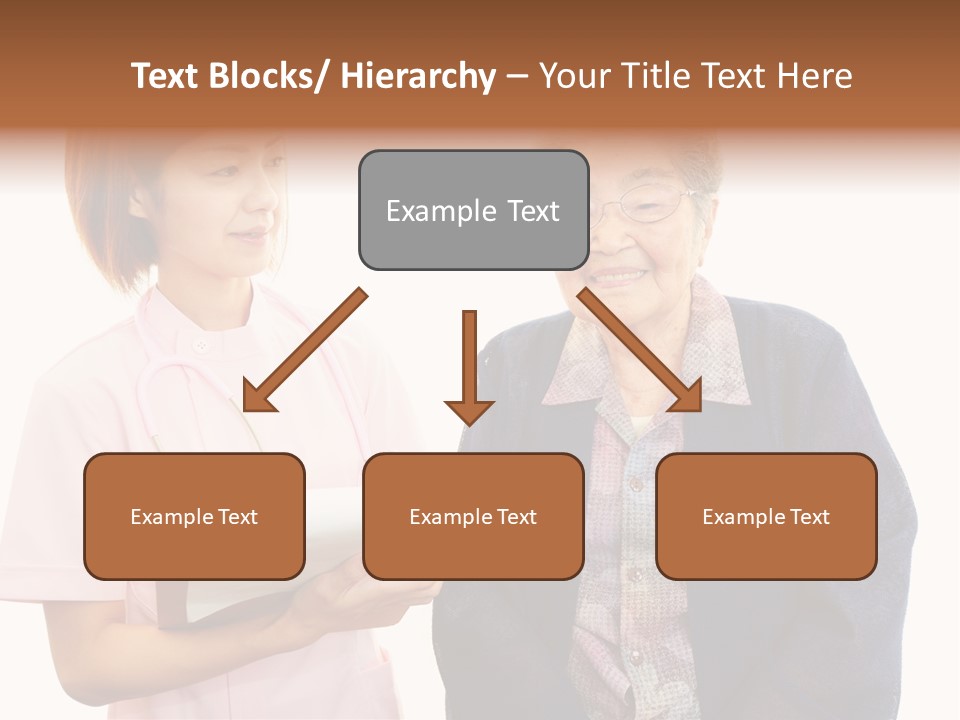 Model Senior Caregiver PowerPoint Template