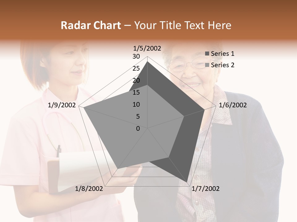 Model Senior Caregiver PowerPoint Template