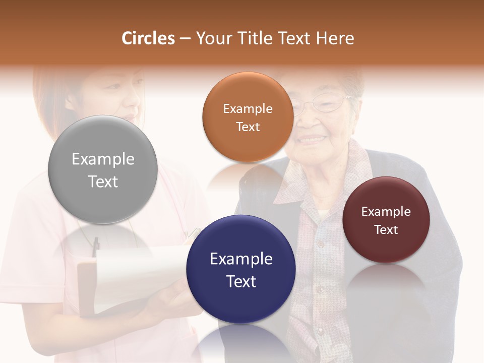 Model Senior Caregiver PowerPoint Template