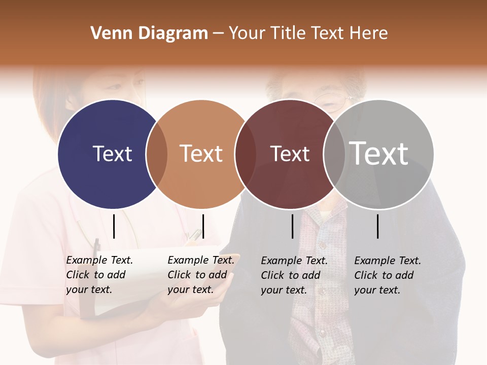 Model Senior Caregiver PowerPoint Template