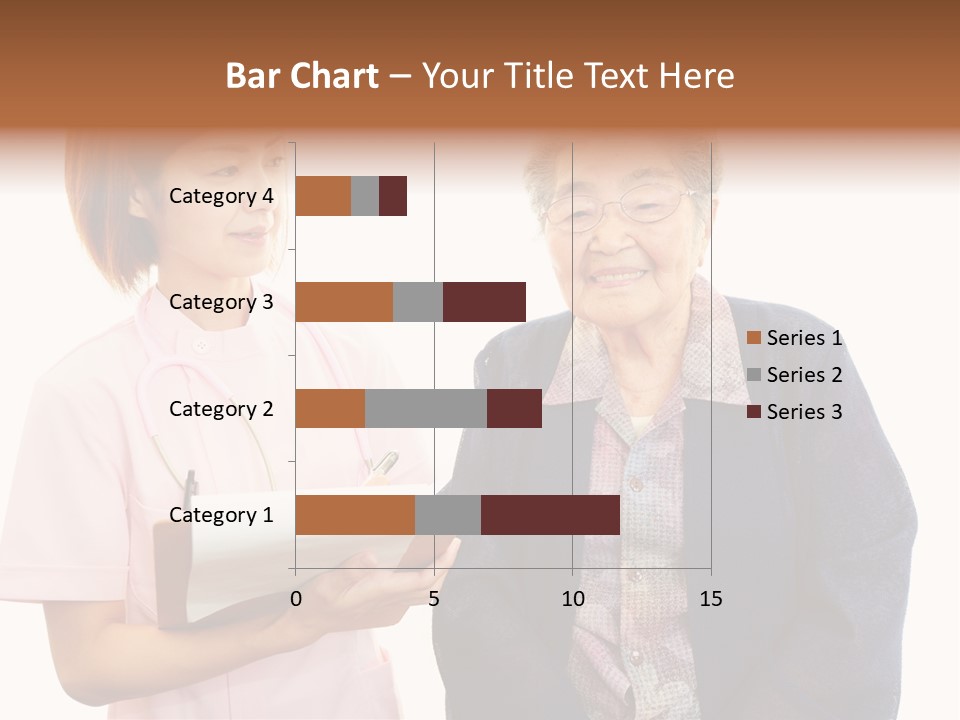 Model Senior Caregiver PowerPoint Template