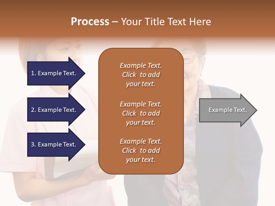 Model Senior Caregiver PowerPoint Template