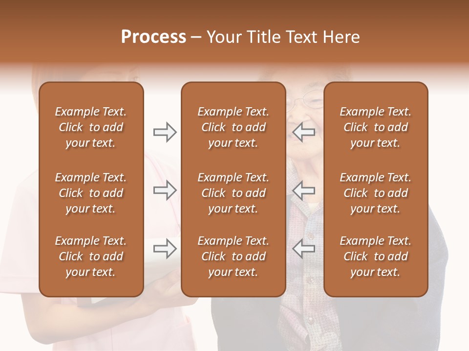 Model Senior Caregiver PowerPoint Template